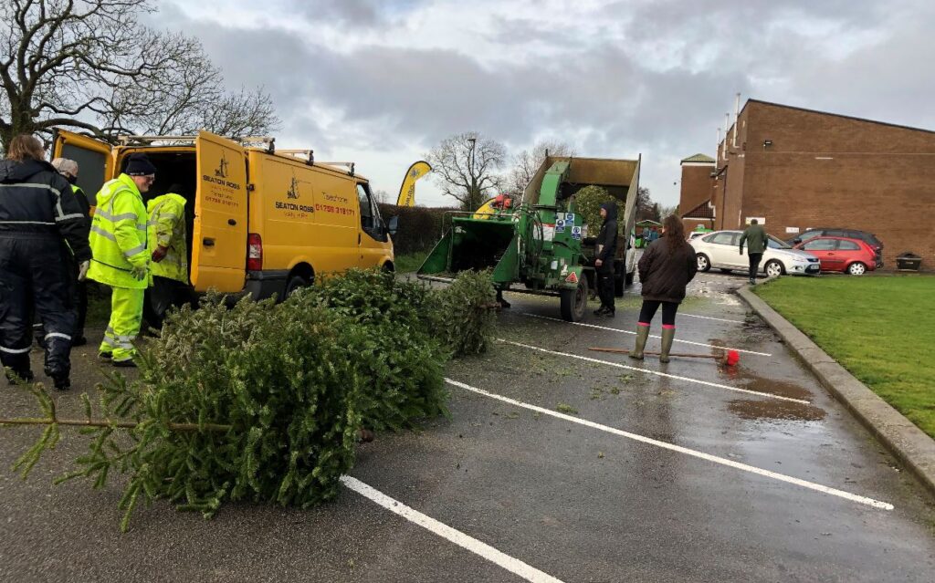 Sahuarita Christmas Tree Recycling 2022 2022 Xmas Tree Recycling – A Treemendous Success! – Derwent Lions Club